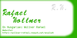 rafael wollner business card